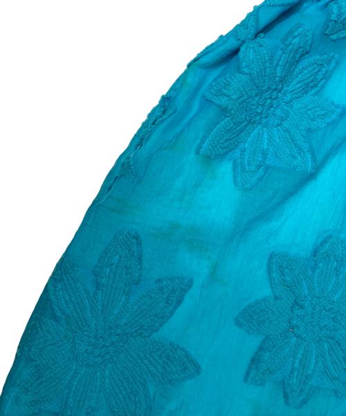 TOCCA（トッカ）TOCCA (トッカ) 刺繍ノースリーブワンピース ブルー サイズ:2の古着・服飾アイテム