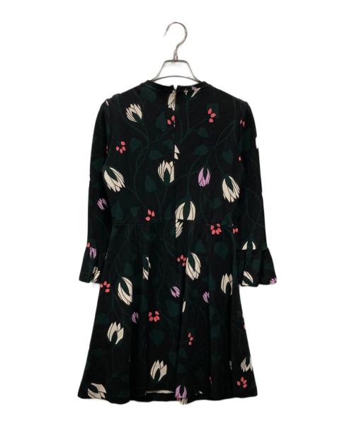 Kate Spade（ケイトスペード）Kate Spade (ケイトスペード) 花柄ワンピース ブラック サイズ:XSの古着・服飾アイテム