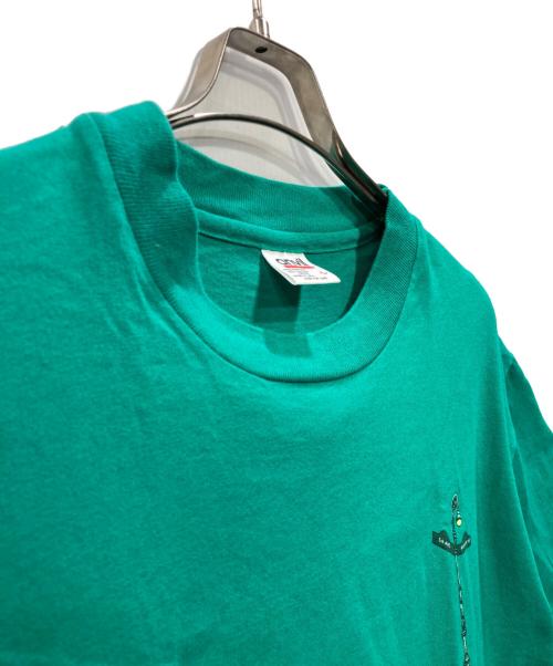 anvil（アンヴィル）anvil (アンヴィル) プリントTシャツ グリーン サイズ:Lの古着・服飾アイテム