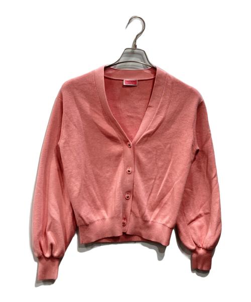 Kate Spade（ケイトスペード）Kate Spade (ケイトスペード) スペード ボタン ライトウェイト カーディガン ピンク サイズ:XSの古着・服飾アイテム