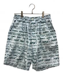 MARNI（マルニ）の古着「ウールトロピカルシャーリング1Pショーツ」｜スカイブルー