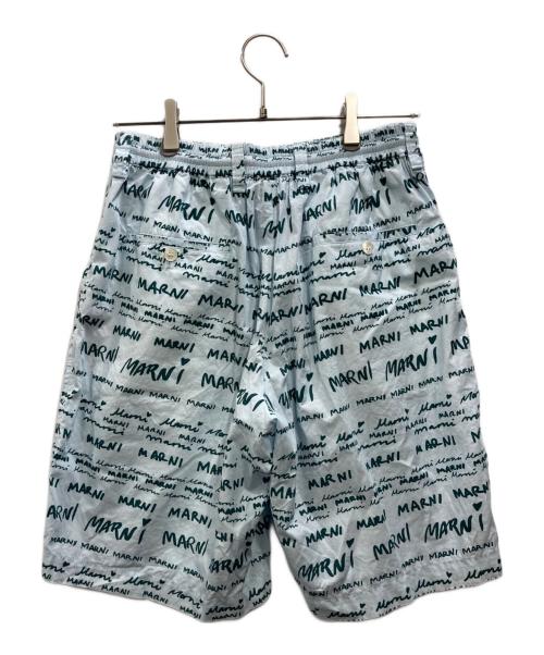 MARNI（マルニ）MARNI (マルニ) ウールトロピカルシャーリング1Pショーツ スカイブルー サイズ:48の古着・服飾アイテム