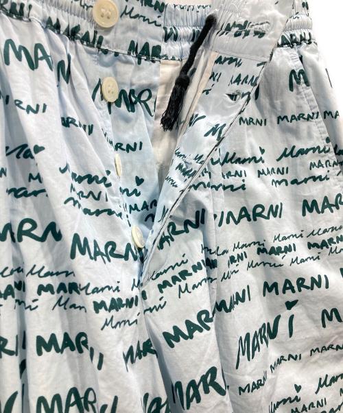MARNI（マルニ）MARNI (マルニ) ウールトロピカルシャーリング1Pショーツ スカイブルー サイズ:48の古着・服飾アイテム