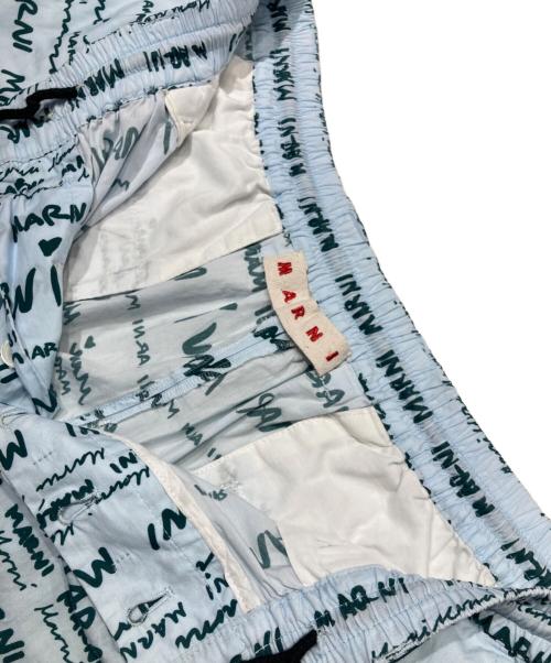 MARNI（マルニ）MARNI (マルニ) ウールトロピカルシャーリング1Pショーツ スカイブルー サイズ:48の古着・服飾アイテム