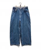 STUDIO NICHOLSON +ZARAスタジオ ニコルソン ザラ）の古着「ワイドデニムパンツ」｜インディゴ