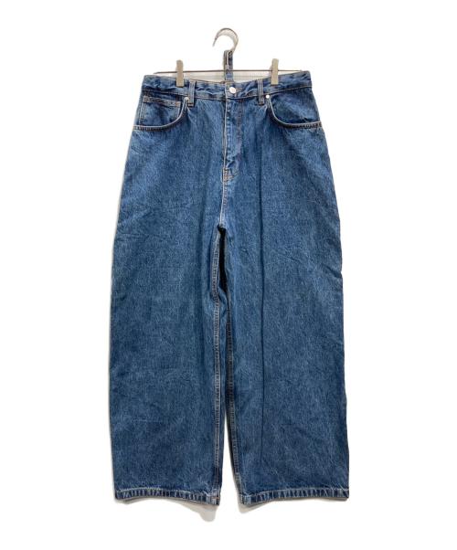 STUDIO NICHOLSON +ZARA（スタジオ ニコルソン ザラ）STUDIO NICHOLSON ＋ZARA (スタジオ ニコルソン ザラ) ワイドデニムパンツ インディゴ サイズ:78.5cm (W31)の古着・服飾アイテム