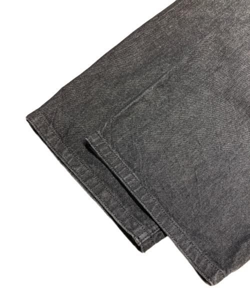 STUDIO NICHOLSON +ZARA（スタジオ ニコルソン ザラ）STUDIO NICHOLSON ＋ZARA (スタジオ ニコルソン ザラ) ワイドデニムパンツ ブラック サイズ:81cm W32の古着・服飾アイテム