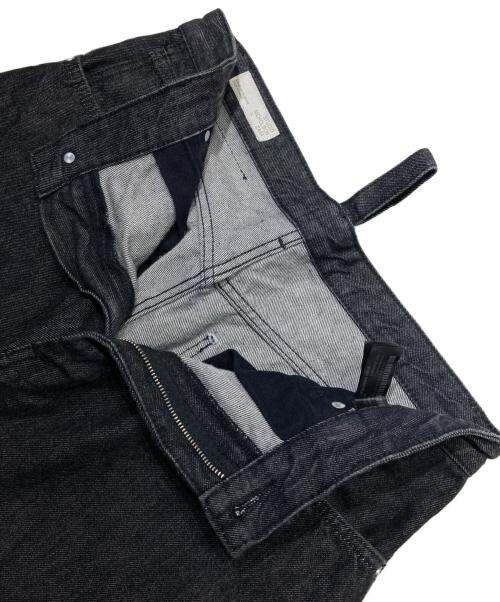 STUDIO NICHOLSON +ZARA（スタジオ ニコルソン ザラ）STUDIO NICHOLSON ＋ZARA (スタジオ ニコルソン ザラ) ワイドデニムパンツ ブラック サイズ:81cm W32の古着・服飾アイテム