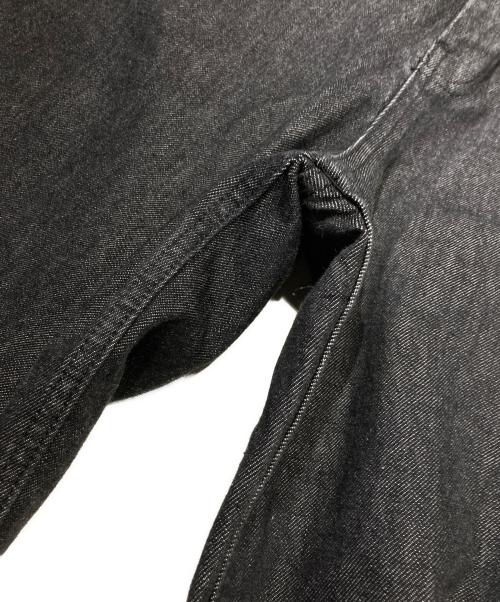 STUDIO NICHOLSON +ZARA（スタジオ ニコルソン ザラ）STUDIO NICHOLSON ＋ZARA (スタジオ ニコルソン ザラ) ワイドデニムパンツ ブラック サイズ:81cm W32の古着・服飾アイテム