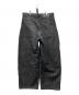 STUDIO NICHOLSON ＋ZARA (スタジオ ニコルソン ザラ) ワイドデニムパンツ ブラック サイズ:81cm W32：7000円