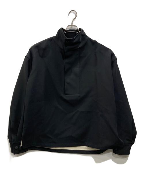 STUDIO NICHOLSON +ZARA（スタジオ ニコルソン ザラ）STUDIO NICHOLSON ＋ZARA (スタジオ ニコルソン ザラ) プルオーバージャケット ブラック サイズ:Lの古着・服飾アイテム