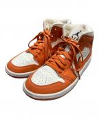 NIKEナイキ）の古着「WMNS Air Jordan 1 Mid SE」｜オレンジ
