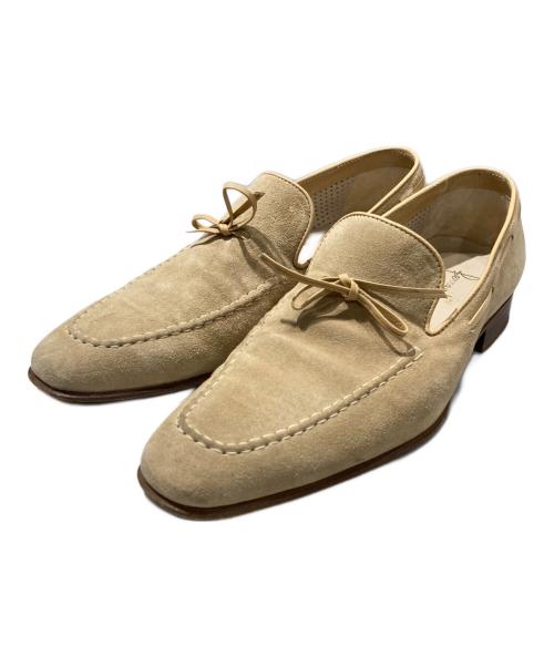 Ferrante（フェランテ）FERRANTE (フェランテ) スウェードシューズ ベージュ サイズ:7の古着・服飾アイテム