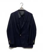 BARNEYS NEWYORKバーニーズ・ニューヨーク）の古着「ウールテーラードジャケット」｜ネイビー