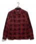 RRL（ダブルアールエル）の古着「チェックコーデュロイシャツ」｜レッド
