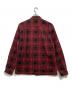 RRL (ダブルアールエル) チェックコーデュロイシャツ レッド サイズ:M：16000円