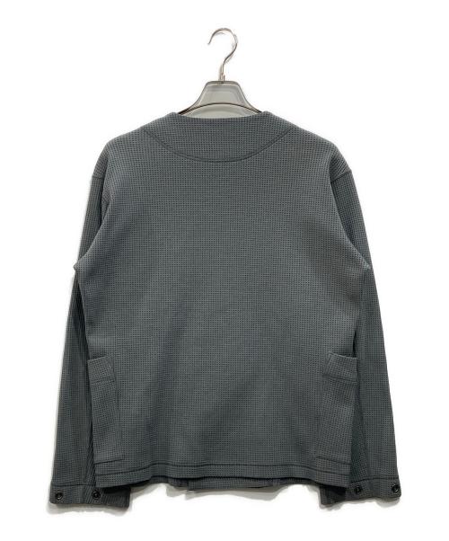 Snow peak（スノーピーク）Snow peak (スノーピーク) ドライワッフルカーディガン グレー サイズ:Mの古着・服飾アイテム