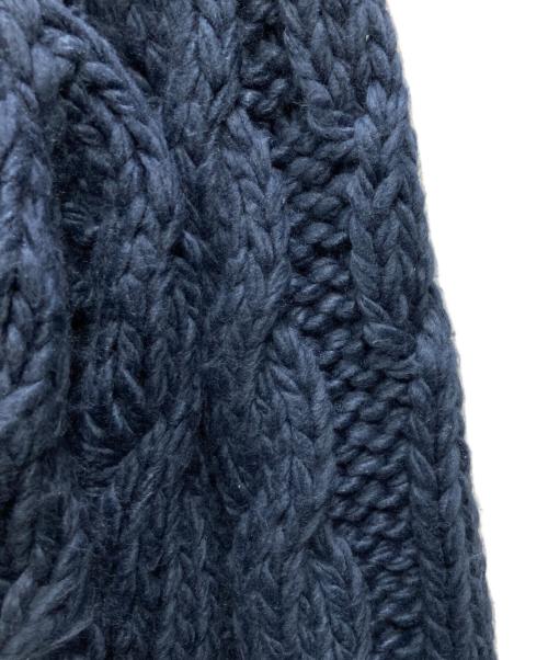 ELLIE（エリー）ELLIE (エリー) ケーブルニット ネイビー サイズ:Freeの古着・服飾アイテム