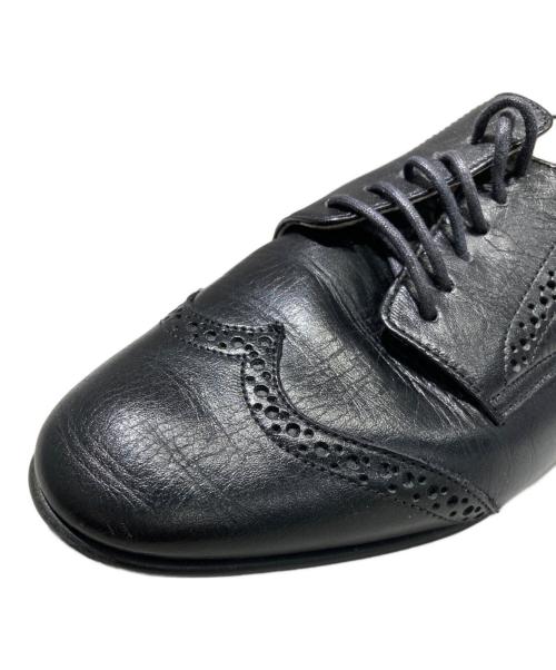 MARGARET HOWELL idea（マーガレット ハウエル アイディア）MARGARET HOWELL idea (マーガレット ハウエル アイディア) ウィングチップシューズ ブラック サイズ:22 1/2の古着・服飾アイテム