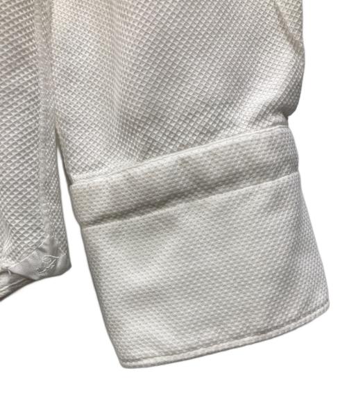 finamore（フィナモレ）finamore (フィナモレ) ワッフルシャツ ホワイト サイズ:Ｓの古着・服飾アイテム