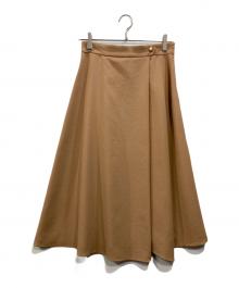 UNTITLED（アンタイトル）の古着「Aラインスカート」｜ブラウン