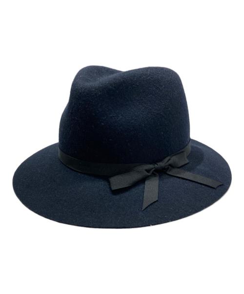CA4LA（カシラ）CA4LA (カシラ) シルクリボンウールハット ネイビー サイズ:なしの古着・服飾アイテム