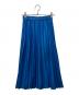 ANAYI (アナイ) レザー調プリーツスカート ブルー サイズ:36：6000円