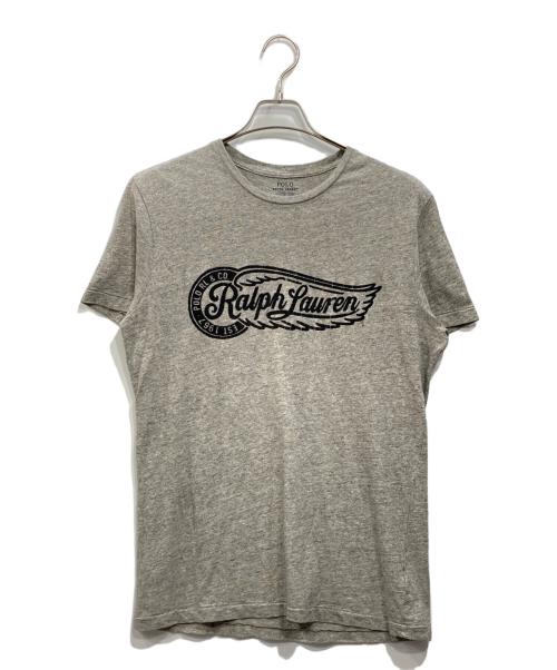 POLO RALPH LAUREN（ポロ・ラルフローレン）POLO RALPH LAUREN (ポロ・ラルフローレン) ロゴデザインTシャツ グレー サイズ:Ｓの古着・服飾アイテム