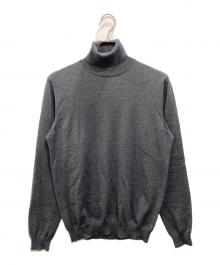 Zanone（ザノーネ）の古着「タートルネックニット」｜ブラック