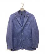 Lubiamルビアム）の古着「リネン混テーラードジャケット」｜ブルー