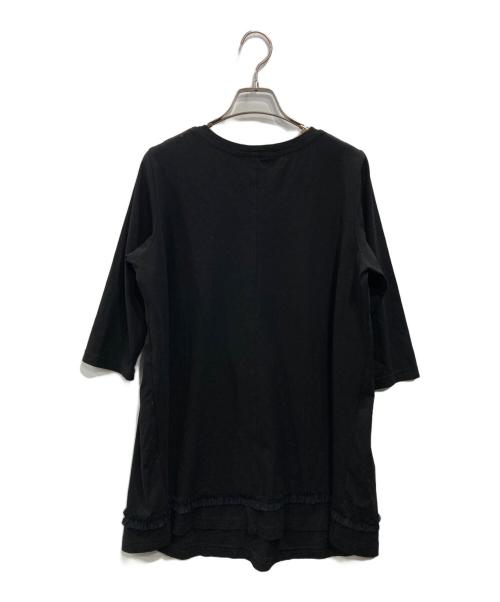 TOKUKO1erVOL（トクコプルミエヴォル）TOKUKO1erVOL (トクコプルミエヴォル) スパンコールデザインカットソー ブラック サイズ:9の古着・服飾アイテム