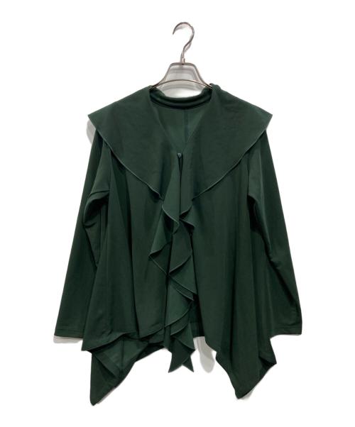 TOKUKO1erVOL（トクコプルミエヴォル）TOKUKO1erVOL (トクコプルミエヴォル) 総柄セットアップ モスグリーン サイズ:9の古着・服飾アイテム