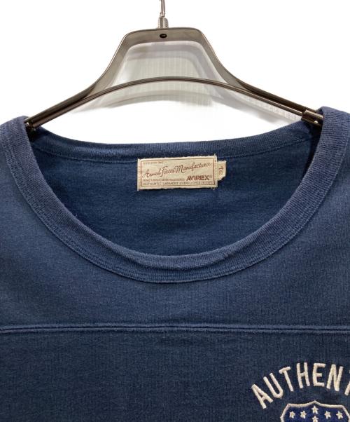 AVIREX（アヴィレックス）AVIREX (アヴィレックス) ヴァーシティーTシャツ ネイビー サイズ:2XLの古着・服飾アイテム