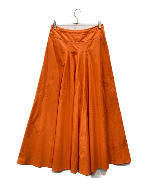 WEEKEND Max Mara（ウィークエンド マックスマーラ）Weekend Max Mara (ウィークエンド マックスマーラ) マキシスカート オレンジ サイズ:42の古着・服飾アイテム
