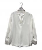 BARNEYS NEWYORKバーニーズ・ニューヨーク）の古着「スキッパーブラウス」｜ホワイト