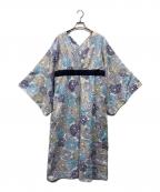SOU・SOUソウソウ）の古着「麻ゆかたみたて菊づくし青嵐」｜マルチカラー