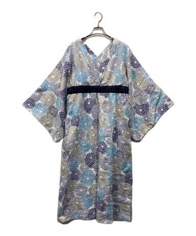 SOUSOU ソウソウ　麻リネン　ゆかたみたて菊づくし　青嵐　S 浴衣ワンピース 中古・古着通販】SOU・SOU (ソウソウ) 麻ゆかたみたて菊づくし青嵐