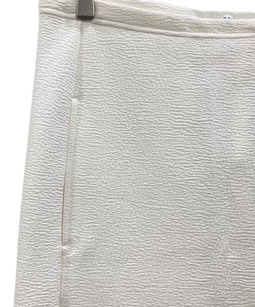 COGTHEBIGSMOKE（コグザビッグスモーク）COGTHEBIGSMOKE (コグザビッグスモーク) シュリンクエフェクト タイトスカート アイボリー サイズ:1 未使用品の古着・服飾アイテム