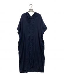 BARNEYS NEWYORK（バーニーズ・ニューヨーク）の古着「ブラウスワンピース」｜ネイビー