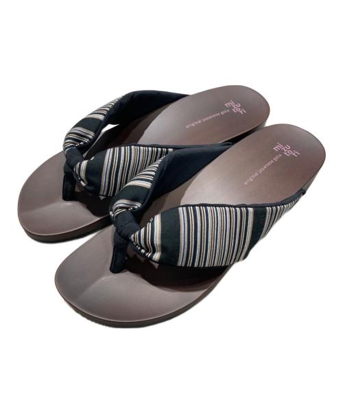 mizutori（ミズトリ）mizutori (ミズトリ) 下駄サンダル ブラック サイズ:Lの古着・服飾アイテム