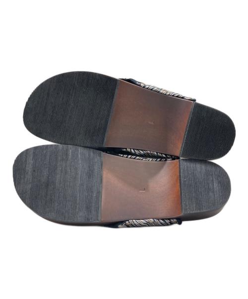 mizutori（ミズトリ）mizutori (ミズトリ) 下駄サンダル ブラック サイズ:Lの古着・服飾アイテム