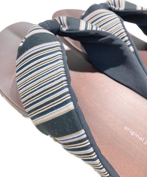 mizutori（ミズトリ）mizutori (ミズトリ) 下駄サンダル ブラック サイズ:Lの古着・服飾アイテム