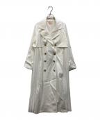 Resexxyリゼクシー）の古着「シアープリーツトレンチコート」｜ホワイト