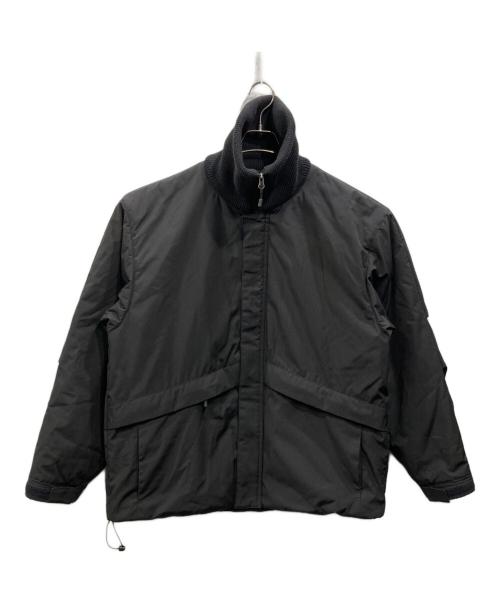 MONKEY TIME（モンキータイム）MONKEY TIME (モンキータイム) パデッド ニットカラー ジャケット ブラック サイズ:XLの古着・服飾アイテム