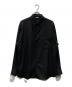 AURALEE（オーラリー）の古着「スーパーライトウールシャツ」｜ブラック