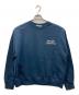 BEAUTY&YOUTH（ビューティーアンドユース）の古着「コットン裏毛 ロゴ スウェット プルオーバー」｜ネイビー