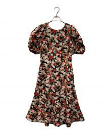 ted baker（テッドベーカー）の古着「パフスリーブワンピース」｜マルチカラー