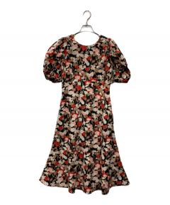 中古・古着通販】TOCCA (トッカ) 花柄ワンピース ベージュ サイズ:6