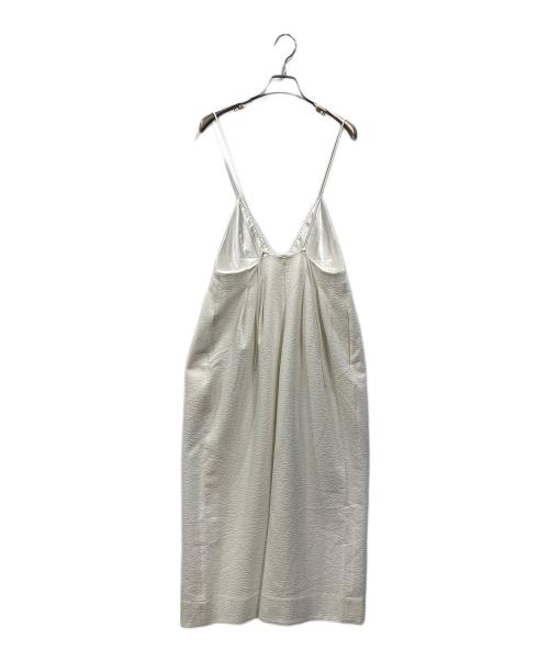 Adam et Rope（アダム エ ロペ）Adam et Rope (アダム エ ロペ) キャミソールワンピース ホワイト サイズ:Fの古着・服飾アイテム