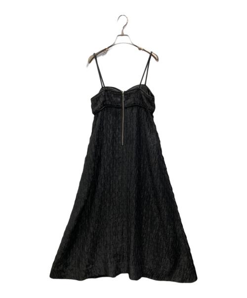Adam et Rope（アダム エ ロペ）Adam et Rope (アダム エ ロペ) キャミソールワンピース ブラック サイズ:Fの古着・服飾アイテム